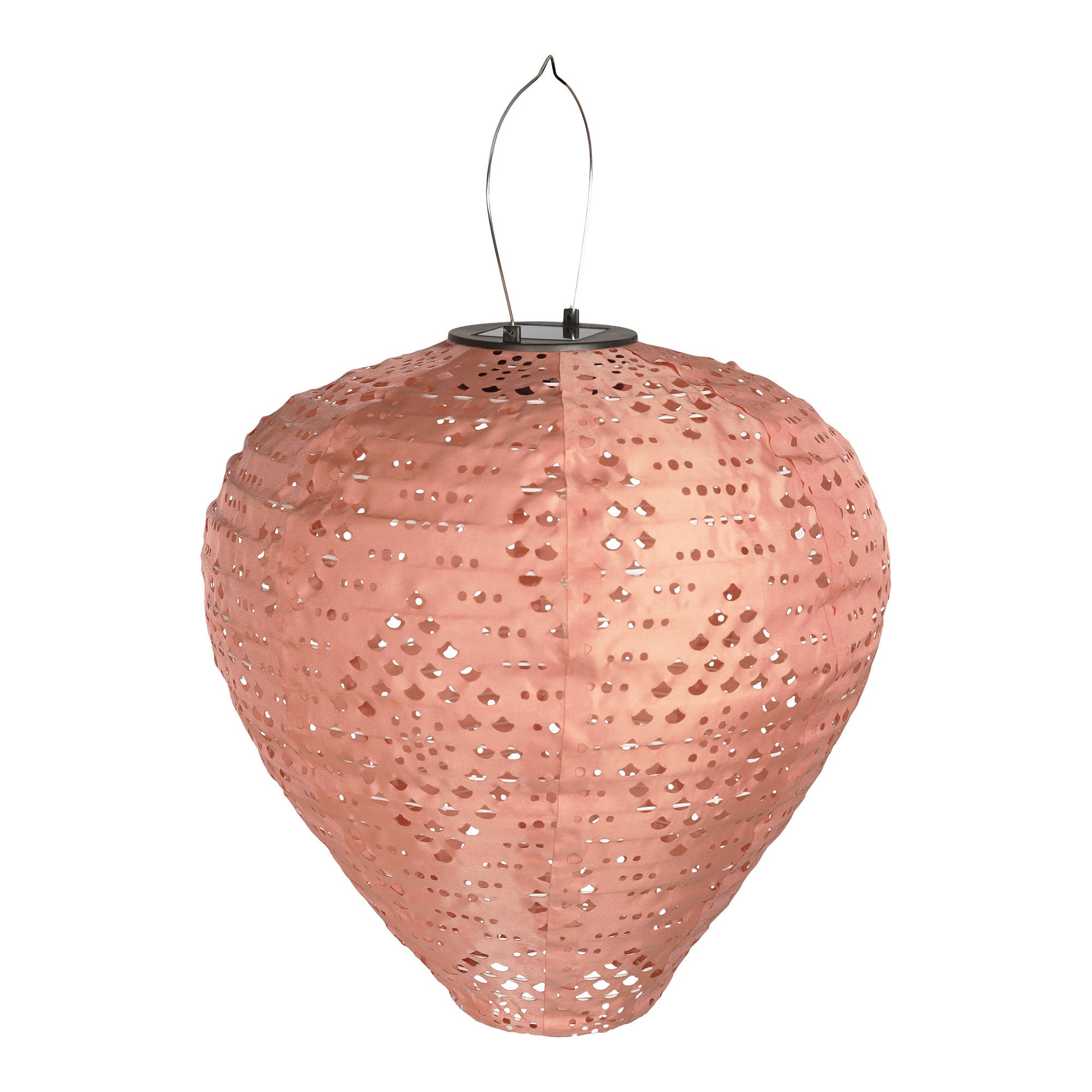 Greatham – LED Laterne, rosé, aufladbar